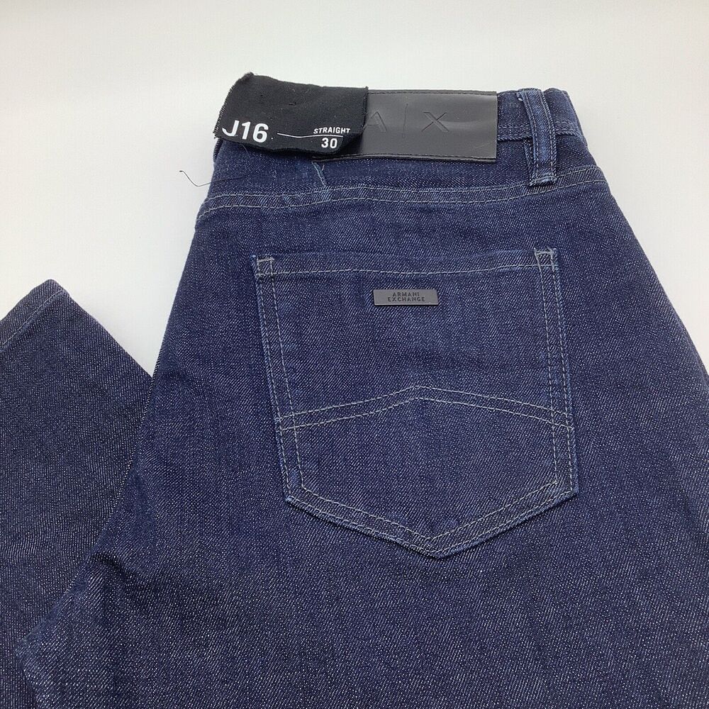 Armani Exchange AX Mens J16 Straight Jeans Size 30‎ x 28.5 NWT